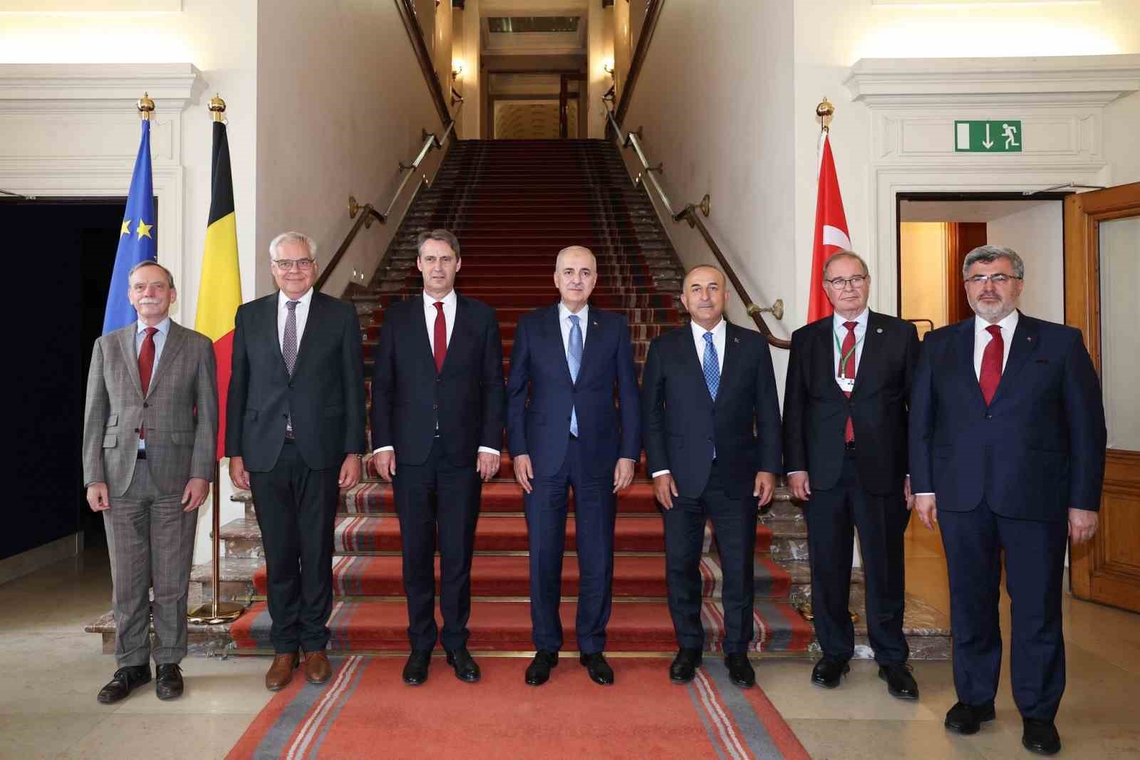 Türkiye Büyük Millet Meclisi Başkanı Numan Kurtulmuş'un Belçika ziyareti ve