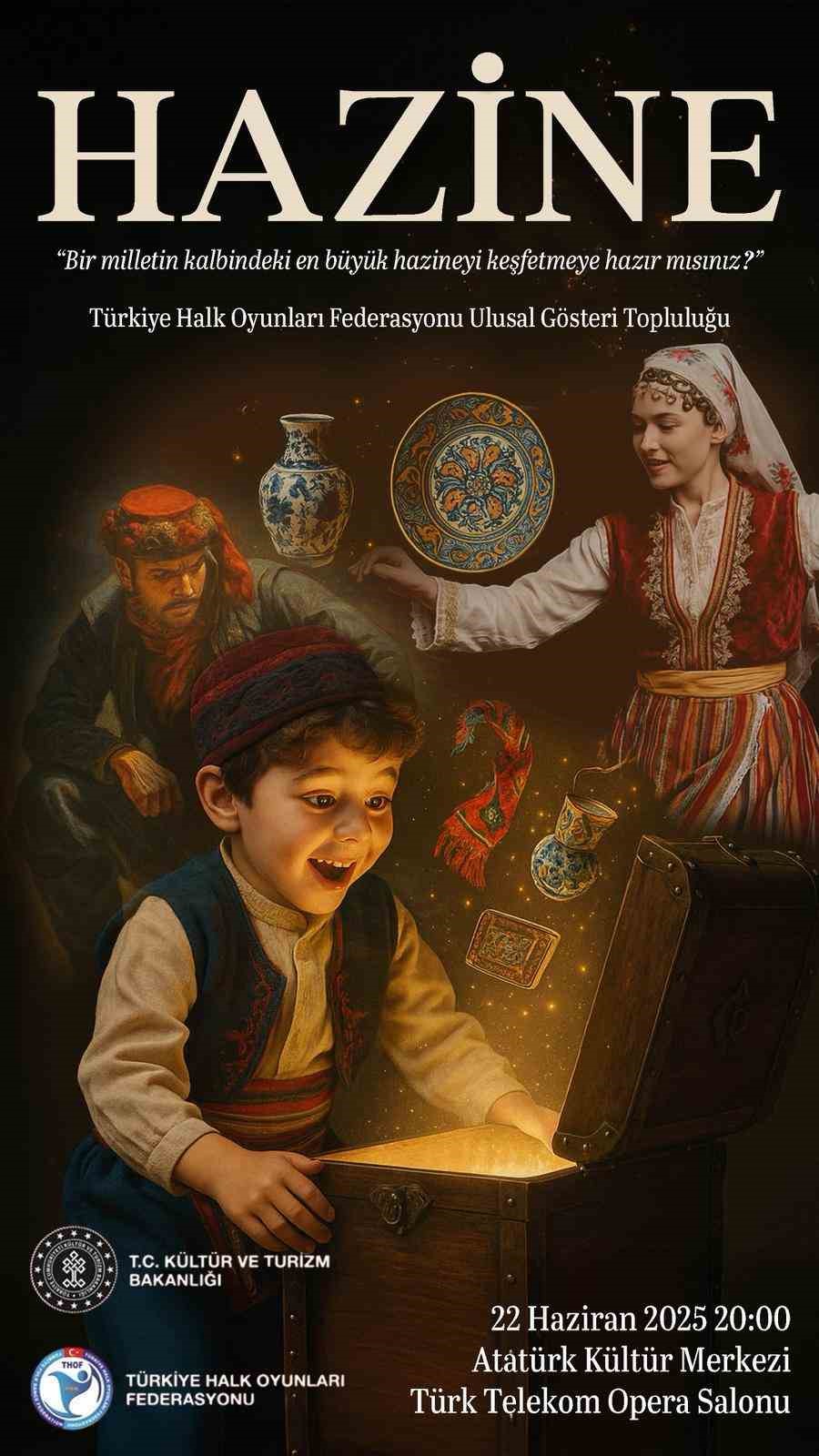 Türk Halk Oyunlarının Zenginliklerini Yansıtan ve Geleceğe Taşıyan Eşsiz Bir Sahne Şöleni: Hazine