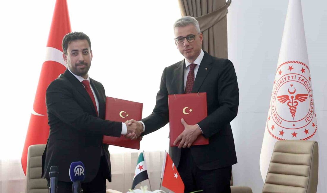Türkiye ve Suriye sağlık bakanlıkları arasında imzalanan bu anlaşma, sağlık