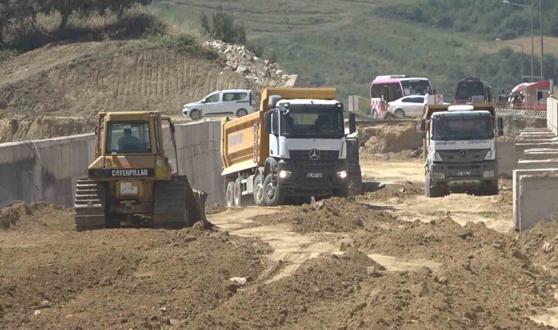 Yalova Eğitim ve Araştırma Hastanesi bağlantı yolunun yeniden yapım çalışmaları