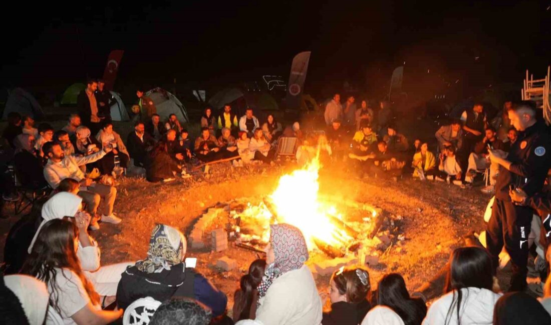 Yenişehir’de gençler için düzenlenen kamp etkinliğiyle eğlence, dostluk ve doğa