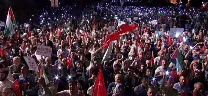 İstanbul'da Gazze İçin Onbinler Tek Yürek Oldu