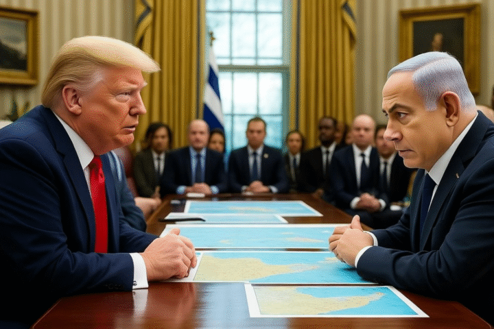 Trump-Netanyahu'nın Gazze Barış Planı Açıklandı, Netanyahu ülkesine dönünce kıvırdı..,"İsrail ordusu Gazze'den asla çıkmayacak!.