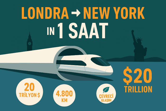 Transatlantik Hyperloop Tüneli, Londra – New York Yolculuğunu Bir Saate İndirecek Murat Yeşil *İstanbul Yerel haberler (İY) Transatlantik Hyperloop Tüneli, Londra